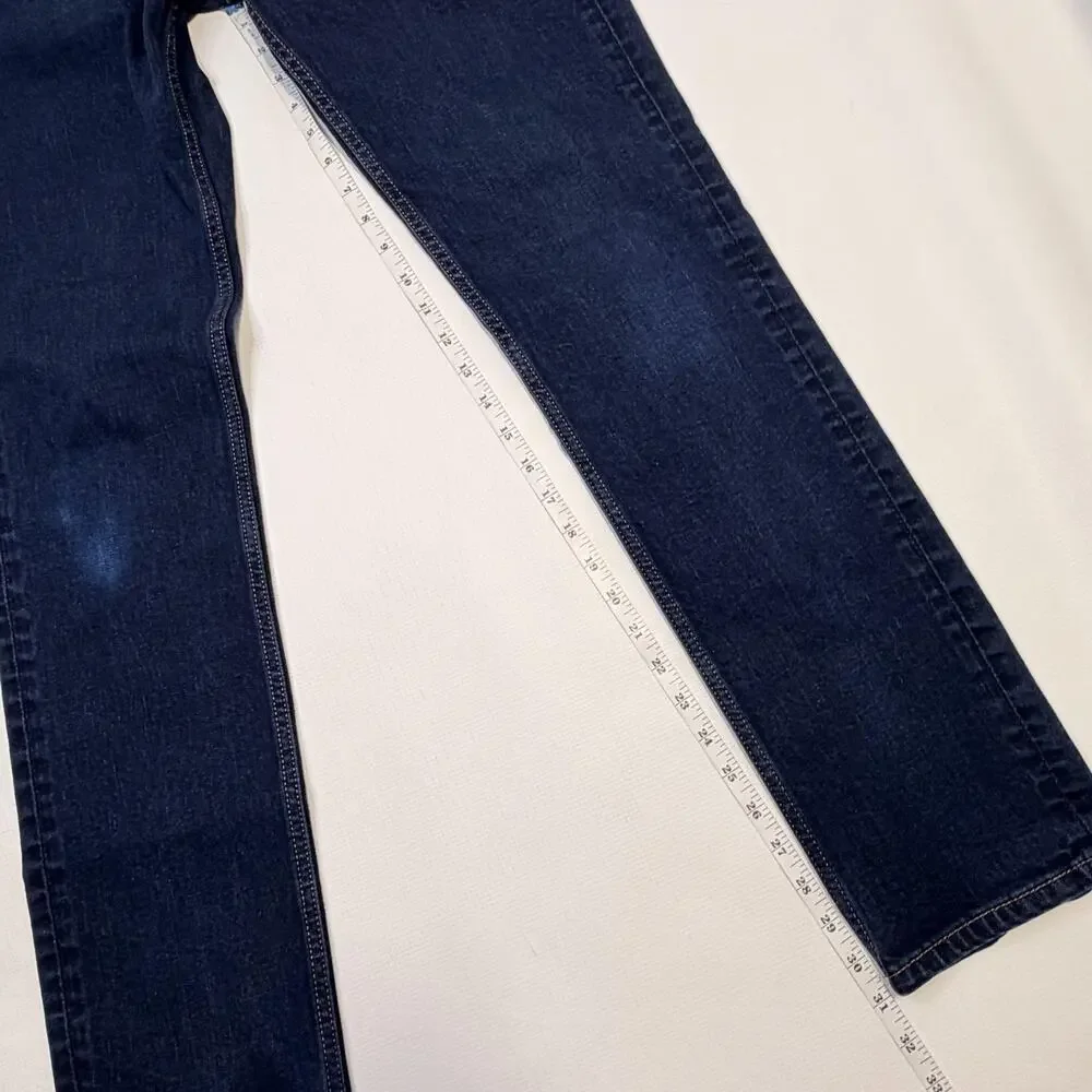 Levis 511 Jeans Mens 32x34 Blue Denim Slim Tapered Fit Dark Wash